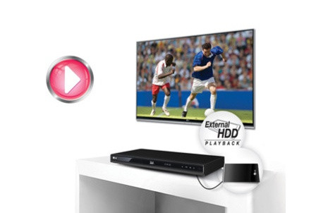 Přehrávání z externího HDD zařízení