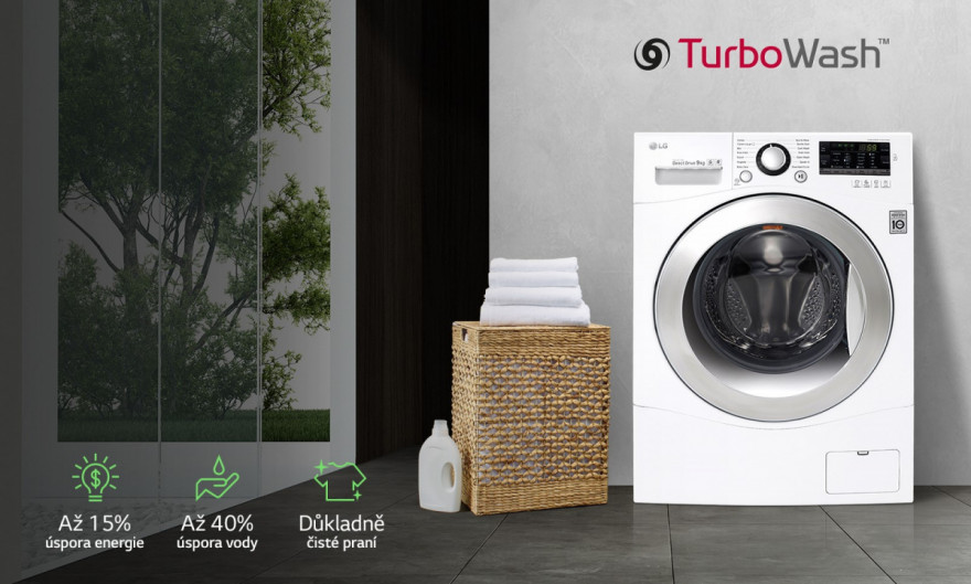 Účinnost pračky s Turbowash™