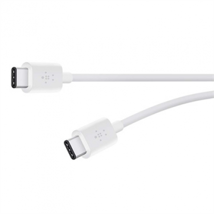 Belkin MIXIT propojovací kabel USB-C to USB-C bílý