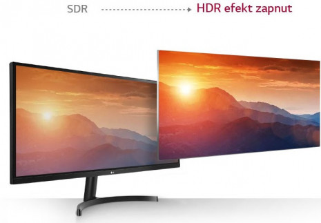 HDR efekt na obsah SDR