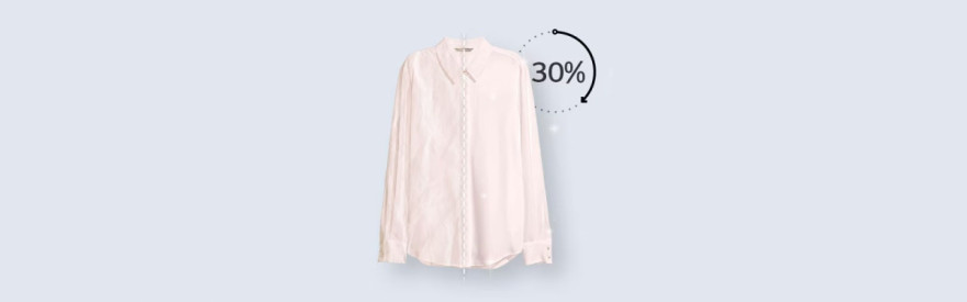 Až o 30% méně pomačkání
