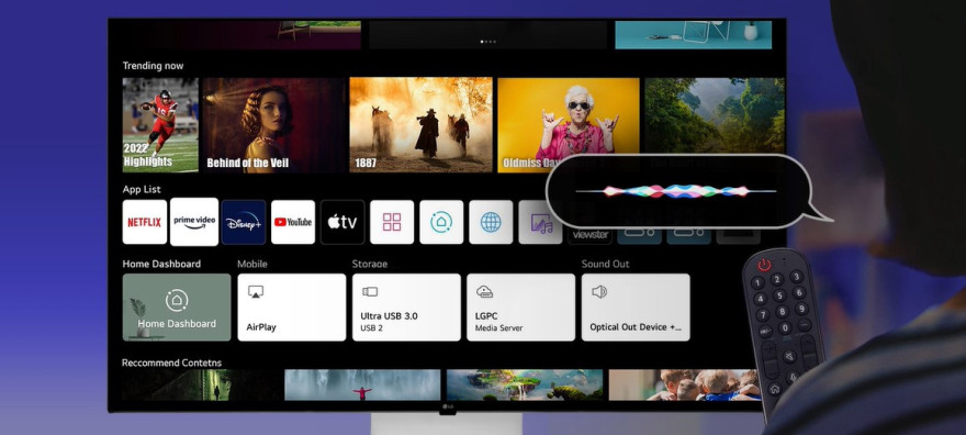 Rozpoznávání hlasu pomocí Magic Remote