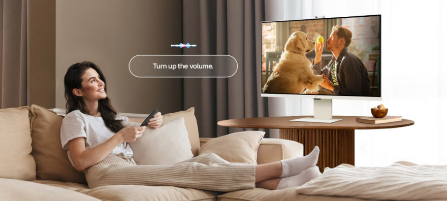 Hlasové ovládání pomocí ovladače Magic Remote