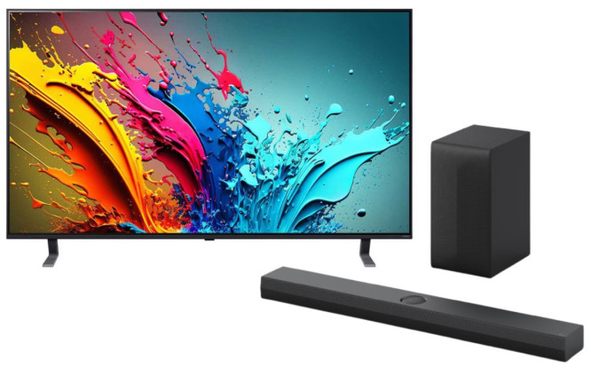 65" LG 65QNED85 + LG S70TY